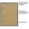 Americanflat Poster Frame - Perfect Frame for Photos and Artwork - Large Picture Frame - Polished Plexiglass - Hanging Hardware with Horizontal and Vertical Display